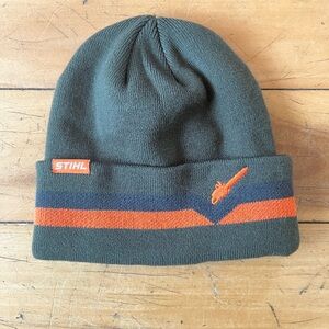 Stihl hat with chainsaw embroidered